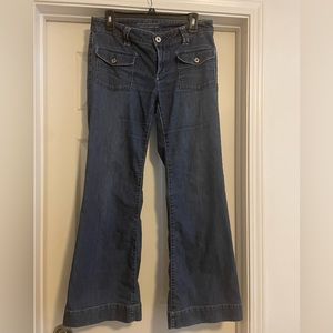 Banana Republic Urban Flare Jeans vintage size 8 very cute #y2k #vintageflare